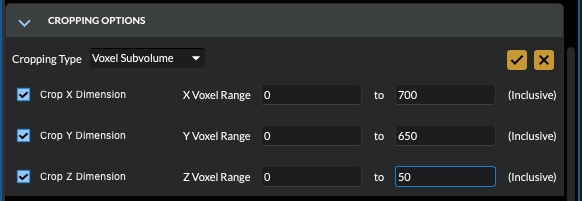 Crop Import Image Stack
